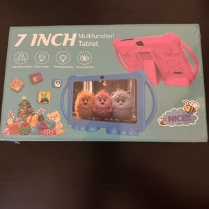 7 Inch Multifunction Tablet with Pink Case